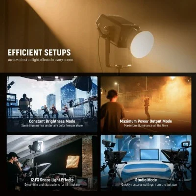 neewer as600b bi-color led video light (uk) _ Black